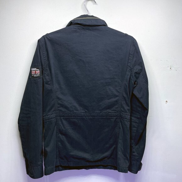 Men's Superdry Rookie Edition Military Issue Jacket - Blue - Size Small - Picture 3 of 7